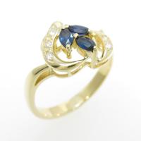 ミキモト サファイヤリング