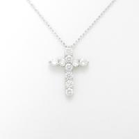 PT クロス ダイヤモンドネックレス