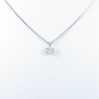 【新品】プラチナダイヤモンドネックレス 0．313ct・D・SI2・VG