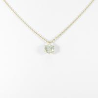 【リメイク】K18YG ダイヤモンドネックレス 0．695ct・VLY・I1・VG