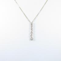 K18PG 2WAY ダイヤモンドネックレス