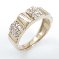 K18PG ダイヤモンドリング