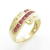 K18YG ルビーリング