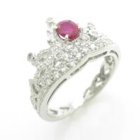 PT ティアラ ルビーリング