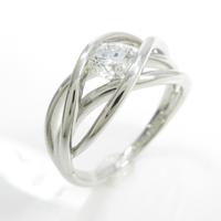 プラチナダイヤモンドリング 0．523ct・F・SI1・EXT