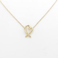 ティファニー ラビングハート ネックレス