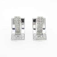 K18WG ダイヤモンドピアス5％引き