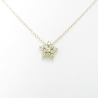 K18YG スター ダイヤモンドネックレス