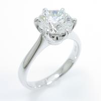 【リメイク】プラチナダイヤモンドリング 2．014ct・I・SI2・VG