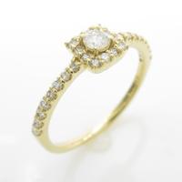 【リメイク】K18YG ダイヤモンドリング