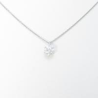 【リメイク】プラチナダイヤモンドネックレス 0．601ct・F・SI1・EXT・H＆C10％引き