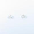 【リメイク】K18YG／ST ダイヤモンドピアス 0．308ct・0．314ct・F・SI2・GOOD