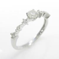 K18WG ダイヤモンドリング