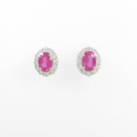 【新品】PT ルビーピアス