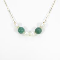 K18YG クオーツネックレス