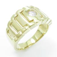 K18YG ダイヤモンドリング