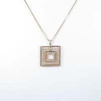 K18PG ダイヤモンドネックレス