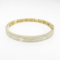 K18YG ダイヤモンドバングル