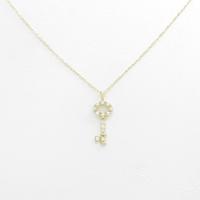 【リメイク】K18YG キー ダイヤモンドネックレス