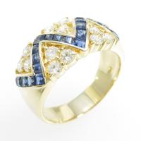 K18YG サファイヤリング