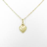 K18YG／750YG ハート ネックレス