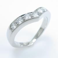 ティファニー Vバンド リング