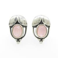 ジョージ ジェンセン ローズクオーツイヤリング