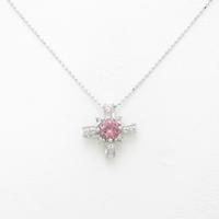 K18WG トルマリンネックレス