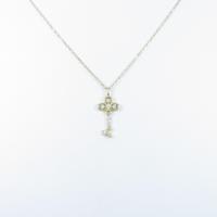 【リメイク】K18YG キー ダイヤモンドネックレス