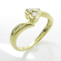 K18YG ダイヤモンドリング