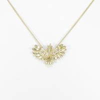 K18YG バード ダイヤモンドネックレス