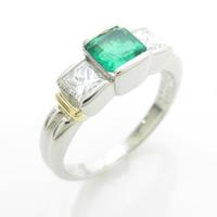 PT／K18YG エメラルドリング