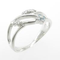 K18WG ダイヤモンドリング