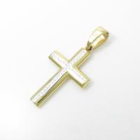 K18YG／K18WG クロス ペンダント
