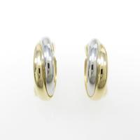 K18YG／PT ピアス