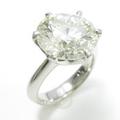 プラチナダイヤモンドリング 7．030ct・M・SI1・EXT