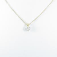 【リメイク】K18YG ダイヤモンドネックレス 0．679ct・H・SI2・GOOD