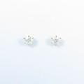 【リメイク】K18YG／ST ソリティア ダイヤモンドピアス 0．400ct・0．400ct・E・SI1・EXT
