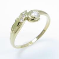 K18YG ダイヤモンドリング