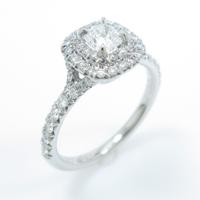 ティファニー ソレスト リング 0．24ct・G・IF・クッションカット