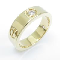 カルティエ ラブリング ハーフダイヤ