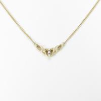 K18YG ダイヤモンドネックレス