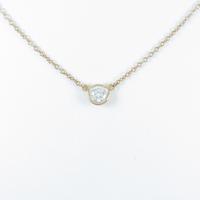 ティファニー バイザヤード ネックレス 0．19ct・G・VVS2・3EXT
