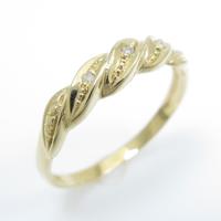 K18YG ダイヤモンドリング