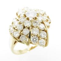 K18YG ダイヤモンドリング