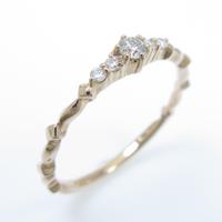 アガット ダイヤモンドリング