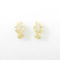 K18YG ダイヤモンドピアス