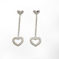 ティファニー ハートリンクドロップ ピアス