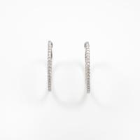 【リメイク】K18WG ダイヤモンドピアス