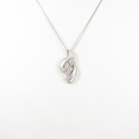 K18WG ダイヤモンドネックレス